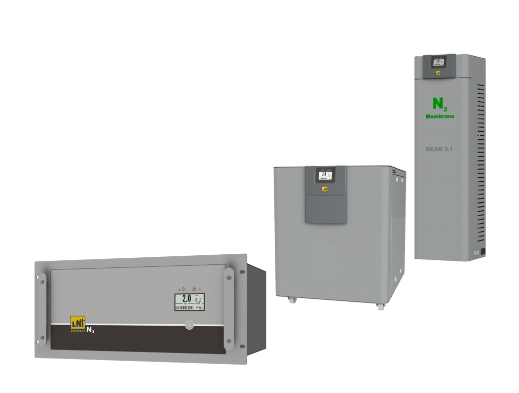 Gas generators for laser Beam model