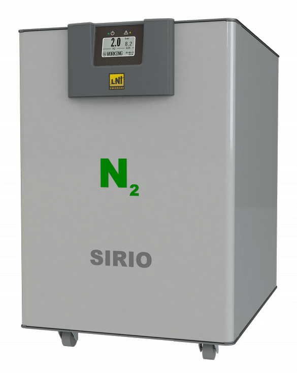 Générateur d'Azote Sirio avec compresseur à piston