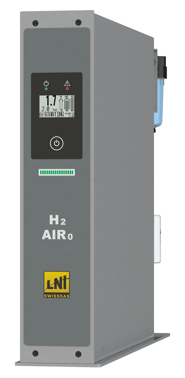 Generatore di idrogeno con aria zero integrata